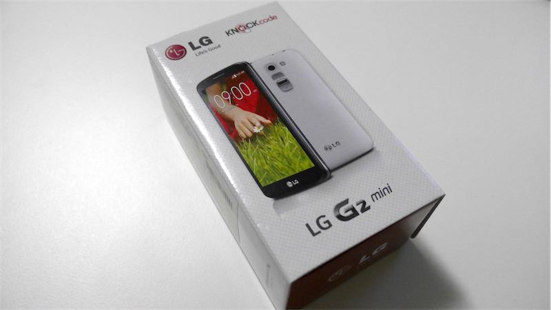 LG G2 mini 開封の儀