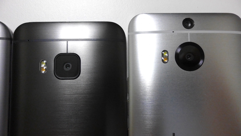 HTC One M9+/M9/M8の外観を比較