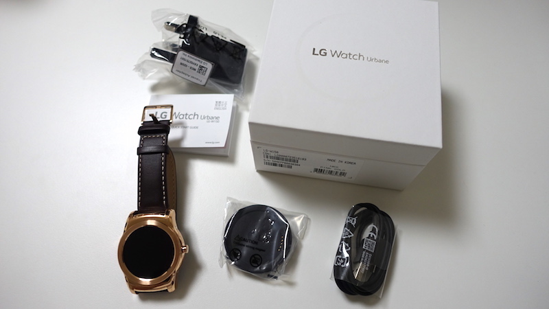 LG Watch Urbane W150開封の儀＆外観レビュー