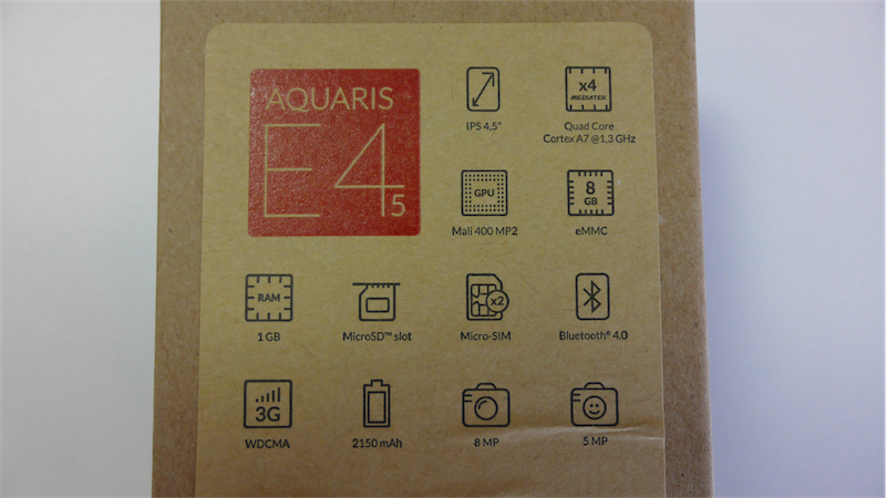 Aquaris E4.5 Ubuntu edition