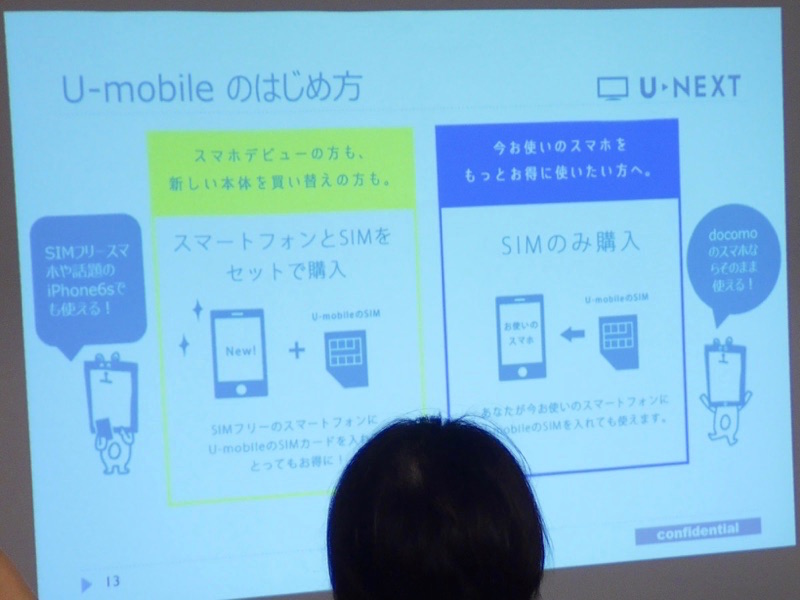 U-mobile タッチ&トライ イベント