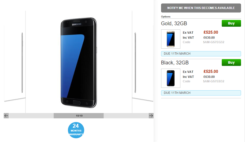 Clove Samsung Galaxy S7 edge