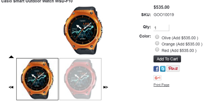 WSD-F10 Casio Smart Outdoor Watch