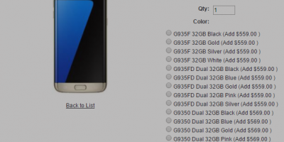1ShopMobile.com Samsung Galaxy S7 edge 商品ページ
