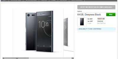 Clove Sony Xperia XZ Premium 商品ページ