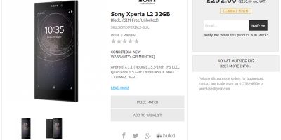 Handtec Sony Xperia L2 商品ページ