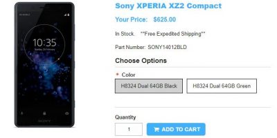 1ShopMobile.com Sony Xperia XZ2 Compact 商品ページ
