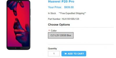 1ShopMobile.com Huawei P20 Pro 商品ページ