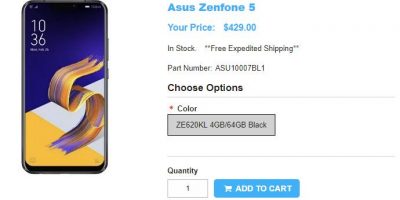 1ShopMobile.com ASUS ZenFone 5 商品ページ