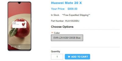 1ShopMobile.com Huawei Mate 20 X 商品ページ