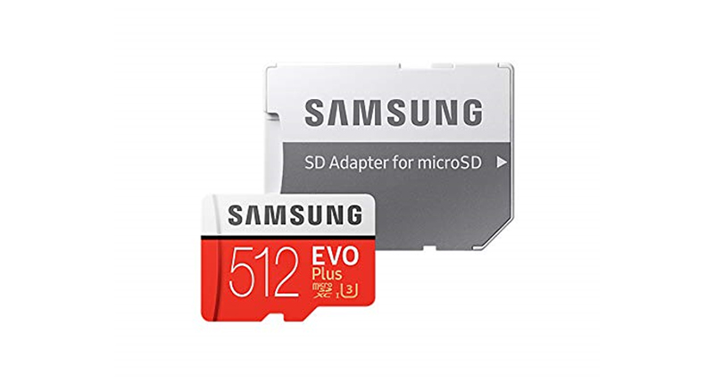 Samsung EVO Plus microSDメモリカード MB-MC512GA