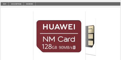 Clove Huawei Nano Memory Card 商品ページ