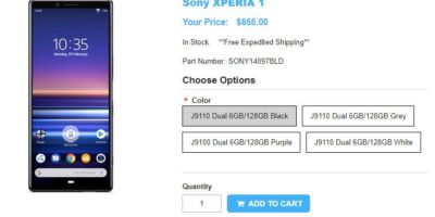1ShopMobile.com Sony Xperia 1 商品ページ