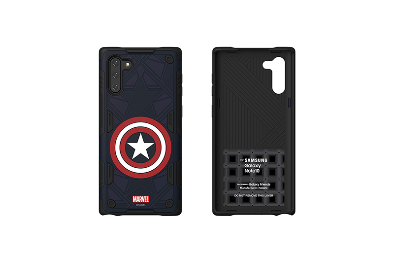Galaxy Friends Captain America Rugged Protective Smart Cover for Note10