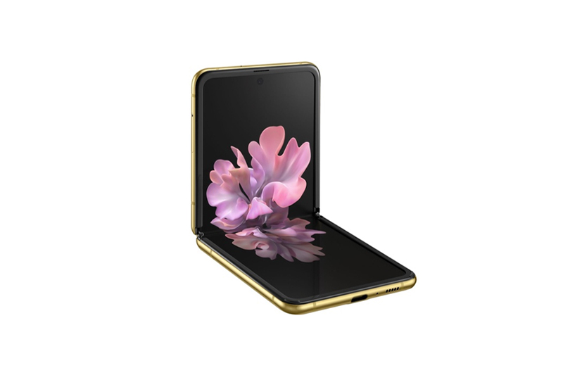Samsung Galaxy Z Flip Mirror Gold